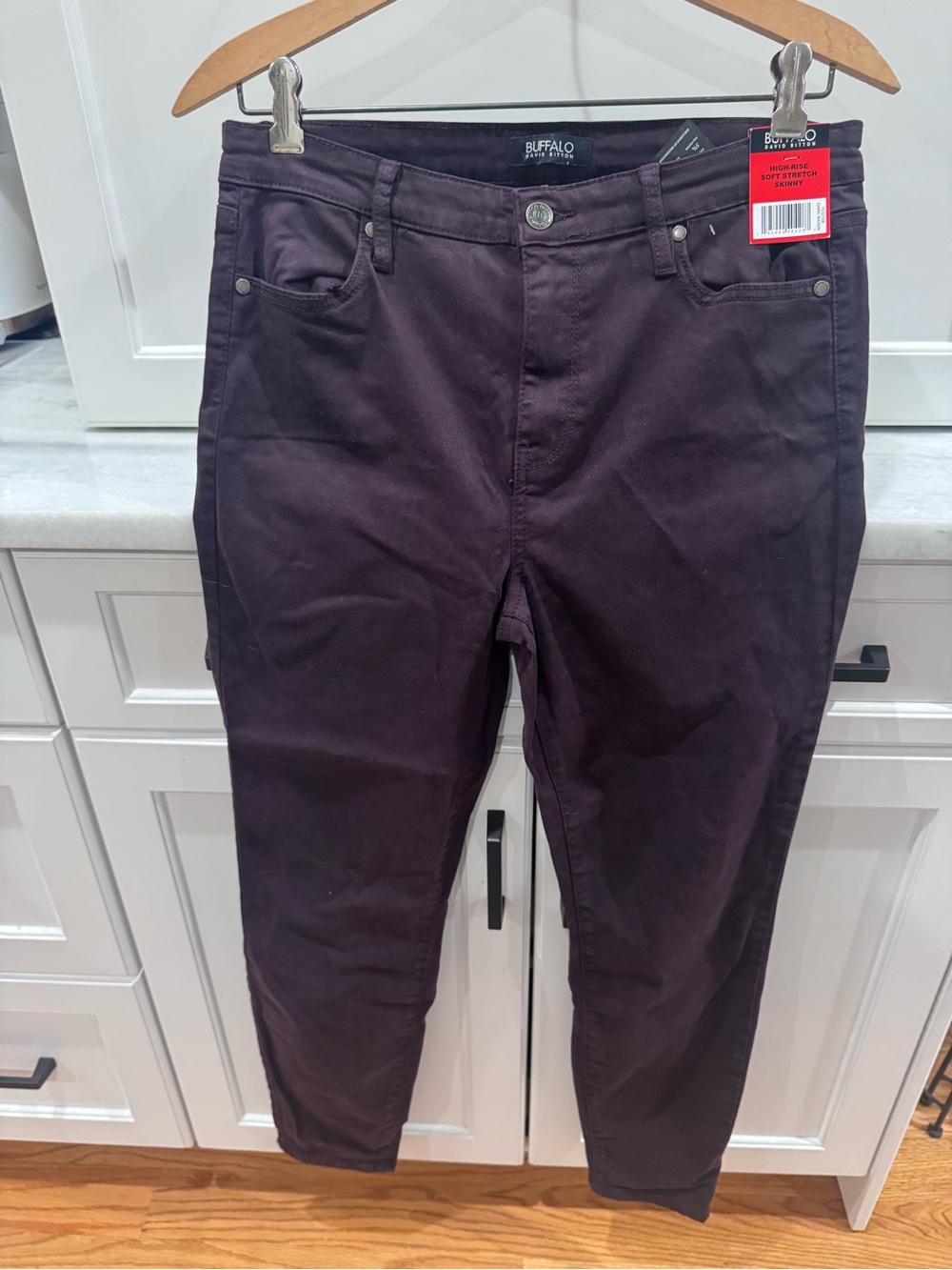 Buffalo David Bitton Women's Plum Skinny Stretch Pants